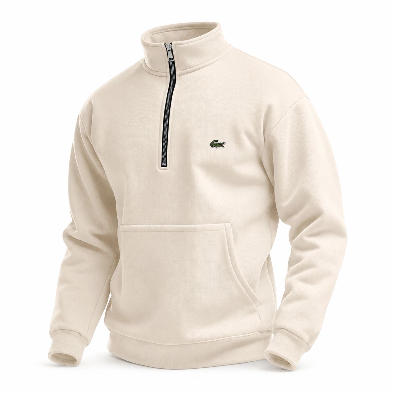 Lacoste Pullover Mit Halbem Reißverschluss