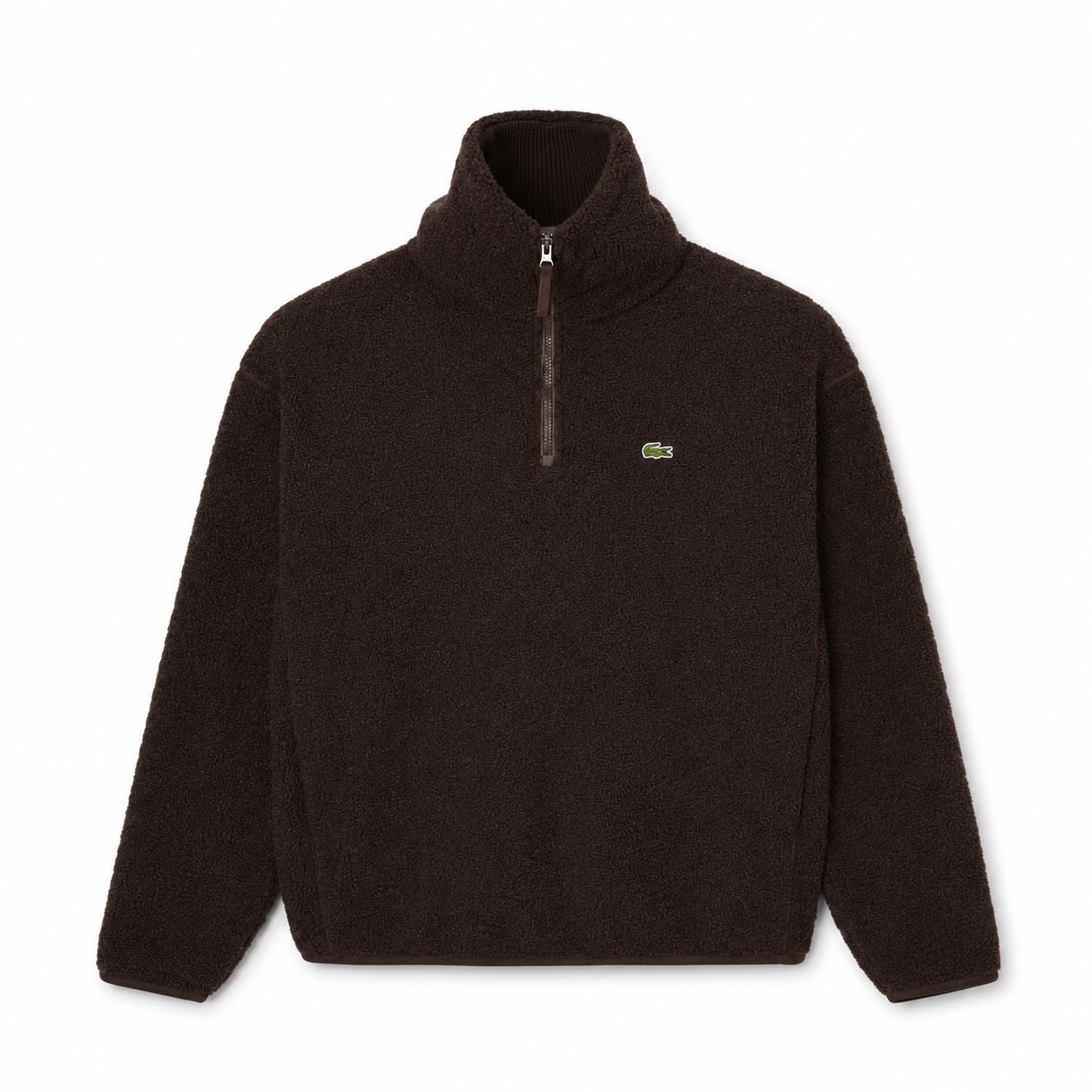 Lacoste Polar Fleece Sweatshirt Mit Hohem Reißverschlusskragen