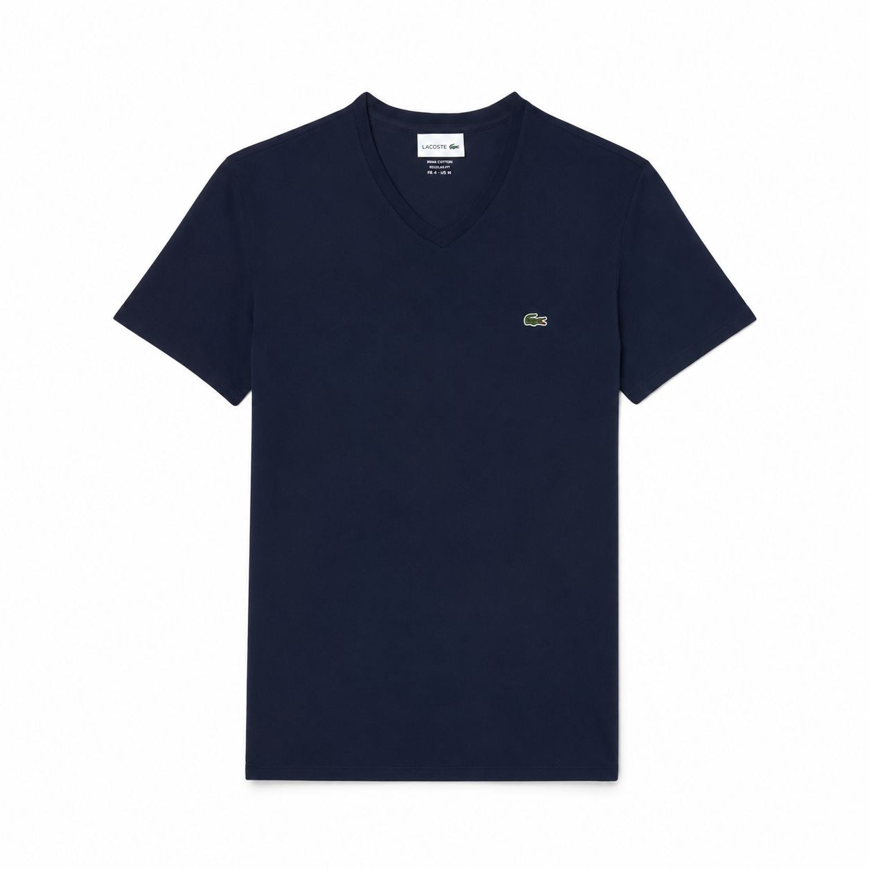 Lacoste Herren V-Ausschnitt T-SHIRT Aus Leichter Pima-Baumwolle
