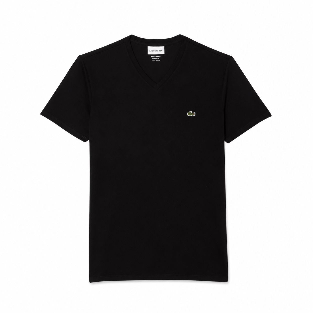 Lacoste Herren V-Ausschnitt T-SHIRT Aus Leichter Pima-Baumwolle