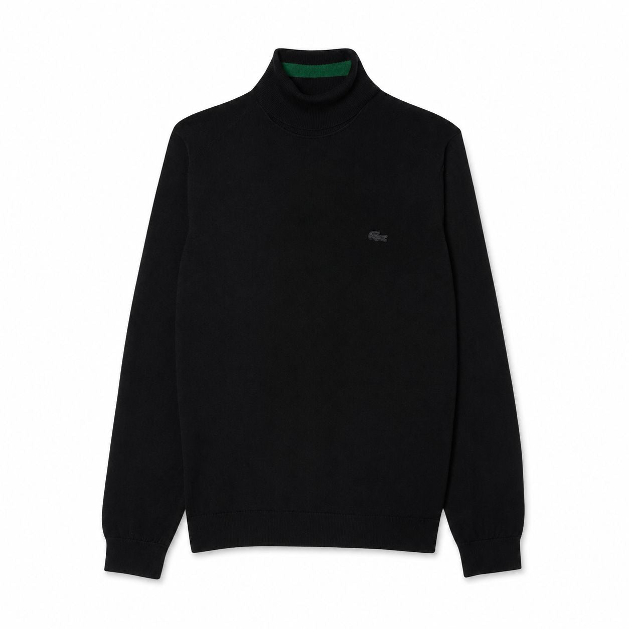 Lacoste Merino Wolle Rollkragen Pullover