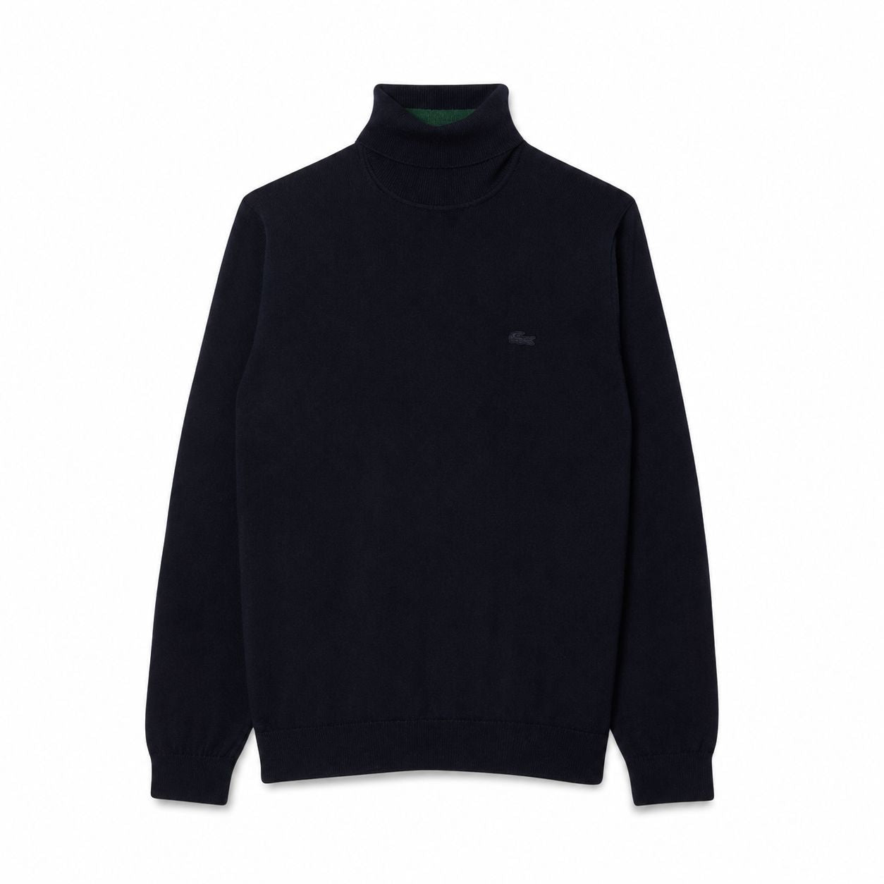 Lacoste Merino Wolle Rollkragen Pullover
