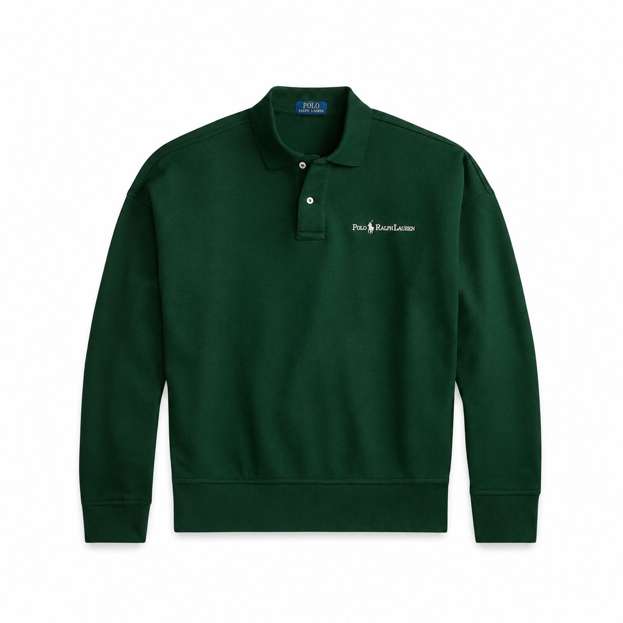 Ralph Lauren Logo Sweatshirt Mit Polokragen