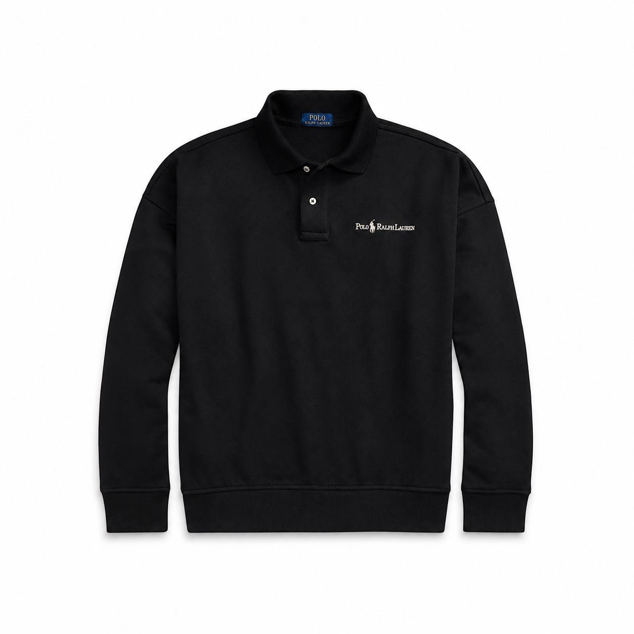 Ralph Lauren Logo Sweatshirt Mit Polokragen