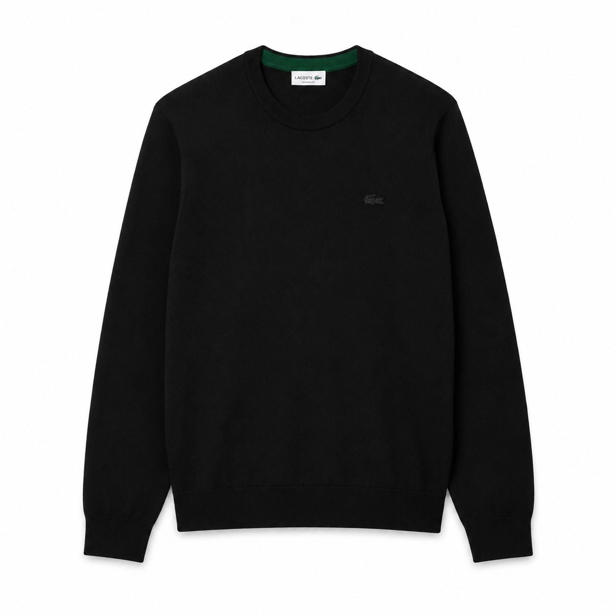 Lacoste Merinowolle Pullover Mit Rundhalsausschnitt
