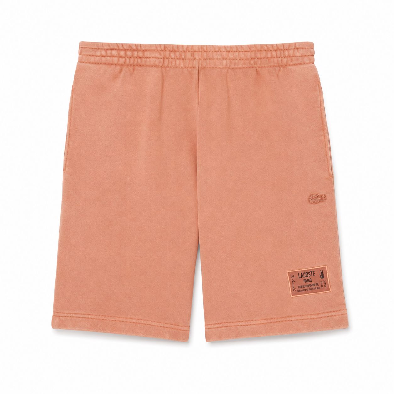 Lacoste Baumwoll-Fleece Shorts Mit Wascheffekt