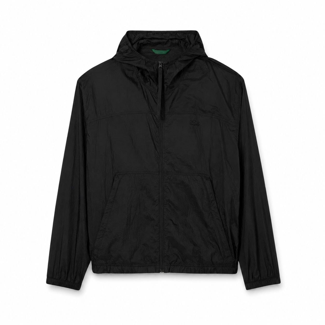 Lacoste Wasserabweisende Packbare Nylon Jacke
