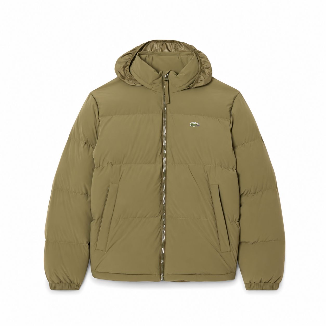 Lacoste Wasserabweisende Daunenjacke Mit Kapuze