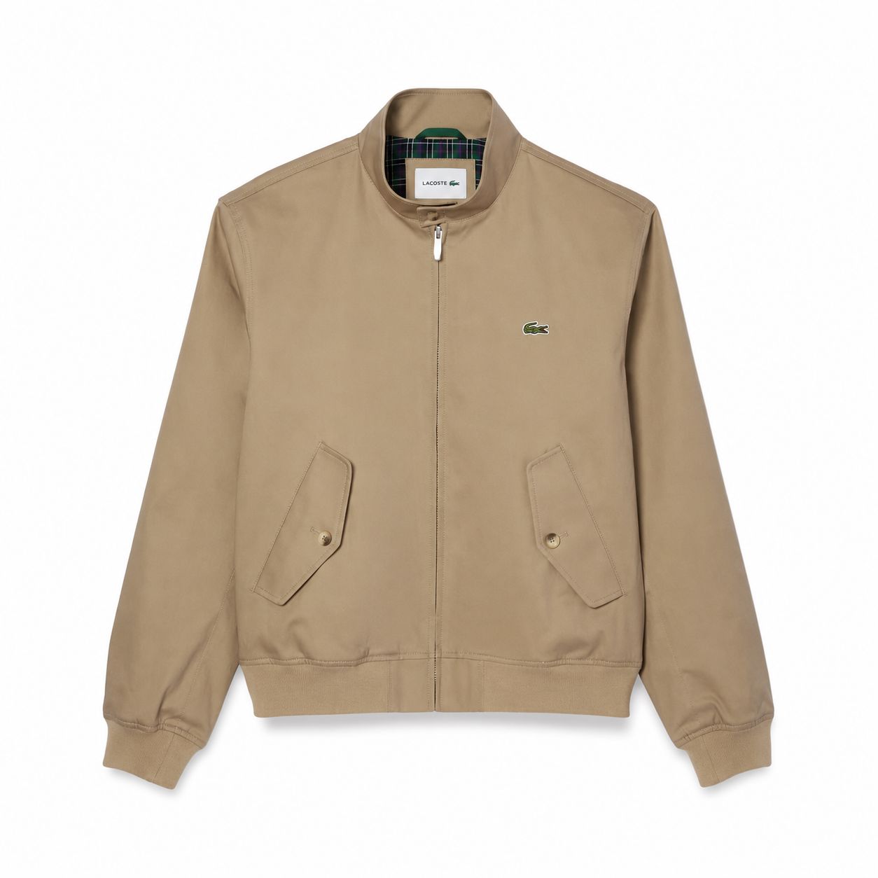 Lacoste Wasserabweisende Twill Harrington Jacke