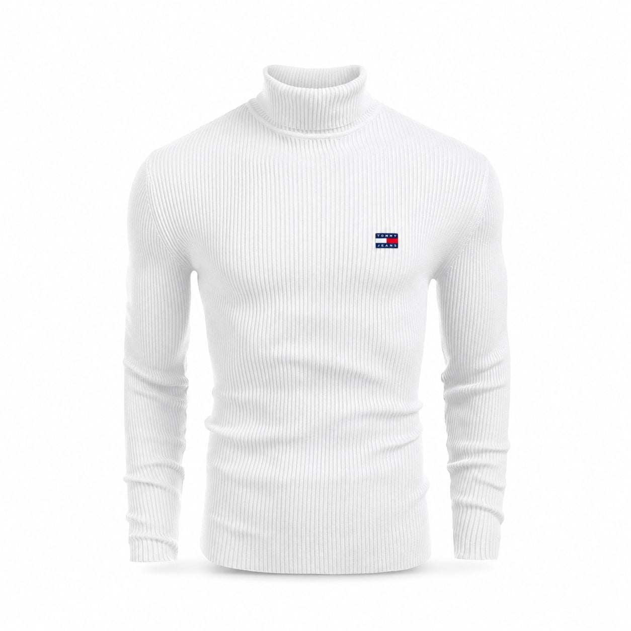 Tommy Hilfiger Rollkragen-Pullover Mit Zopfmuster Aus Wolle