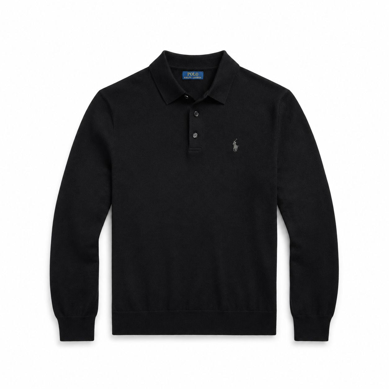 Ralph Lauren Woll-Pullover Mit Polo-Kragen