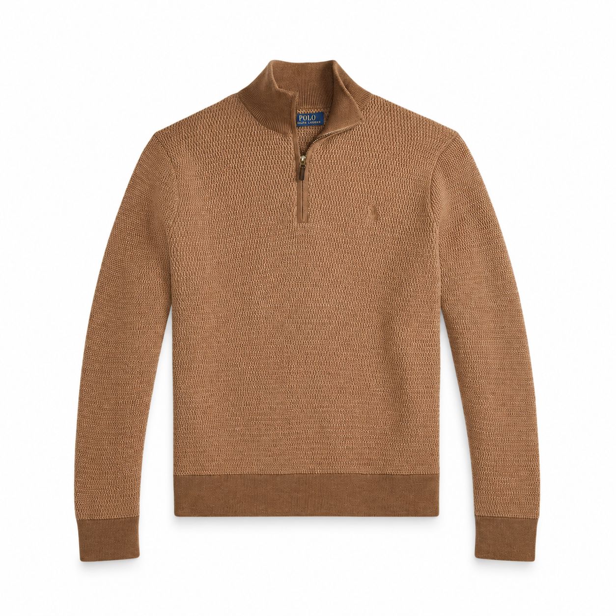 Ralph Lauren Waschbarer Woll-Pullover Mit Viertel-Reißverschluss