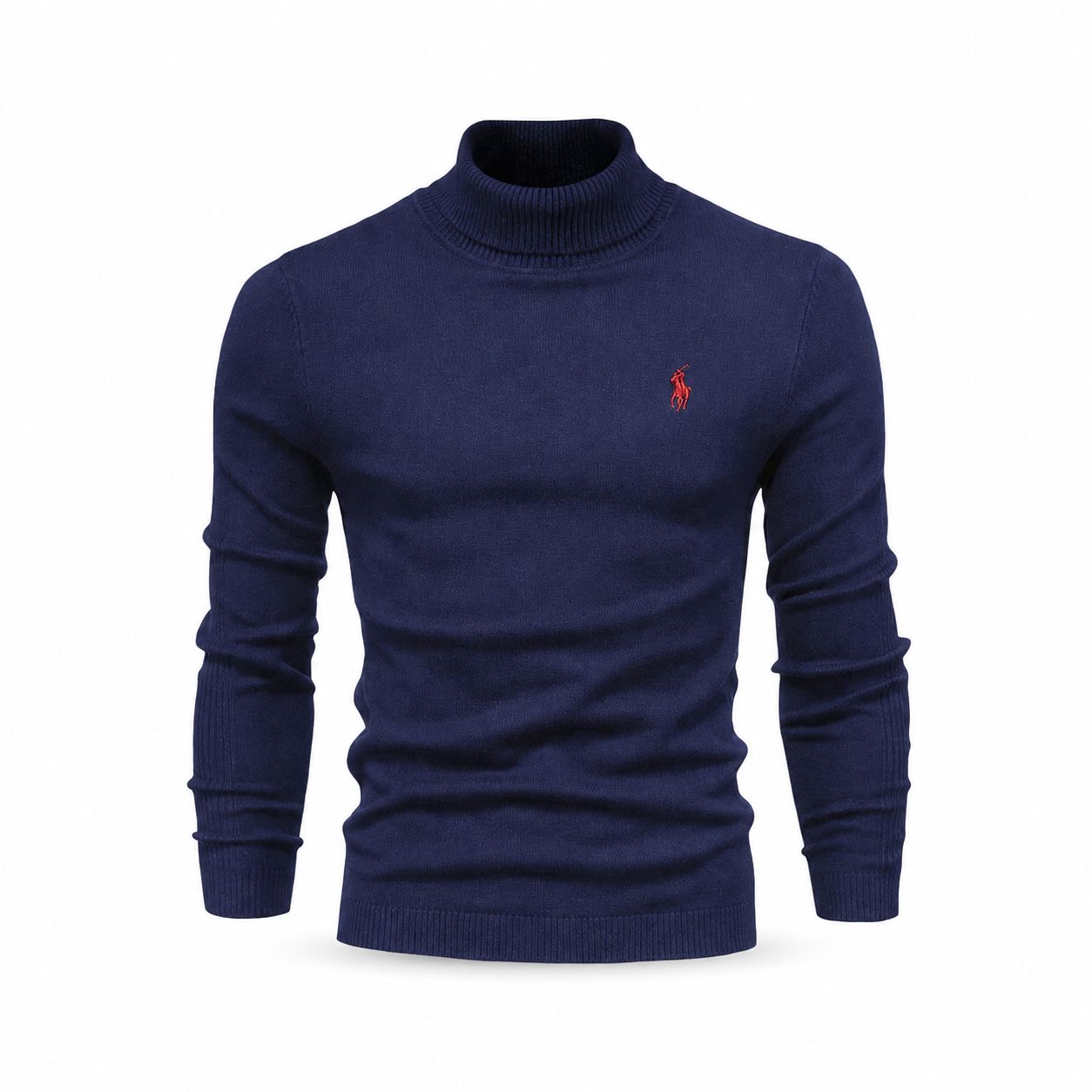 Ralph Lauren Rollkragen Zopfmuster Woll-Pullover