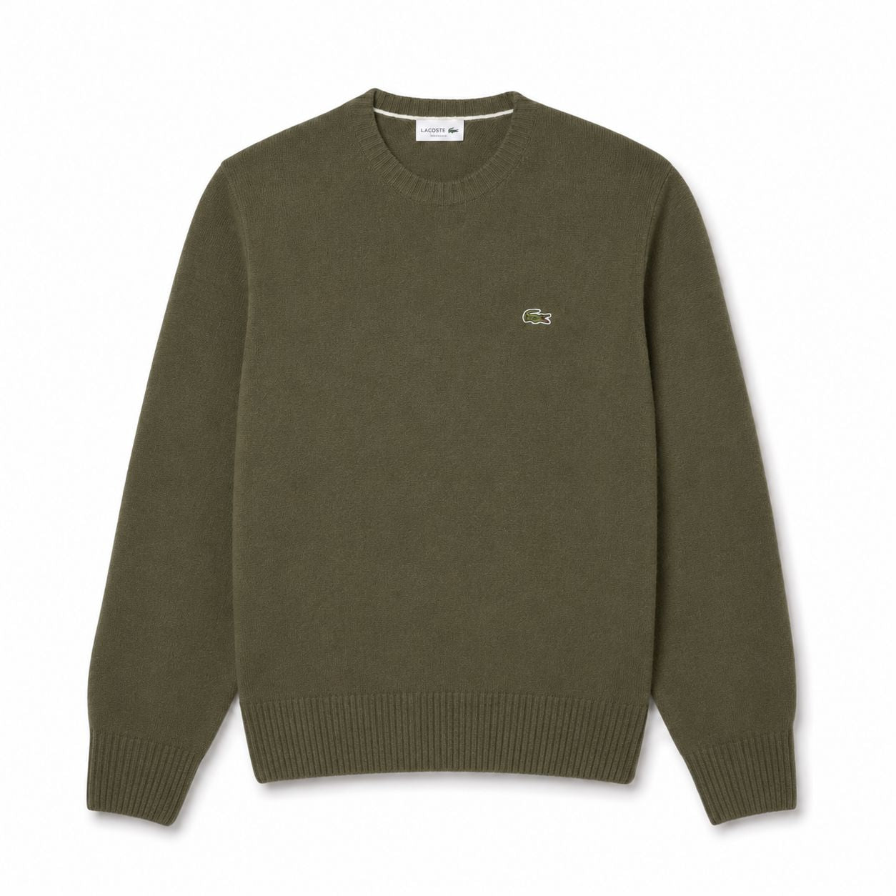 Lacoste Pullover Aus Gekämmter Wolle Mit Rundhalsausschnitt