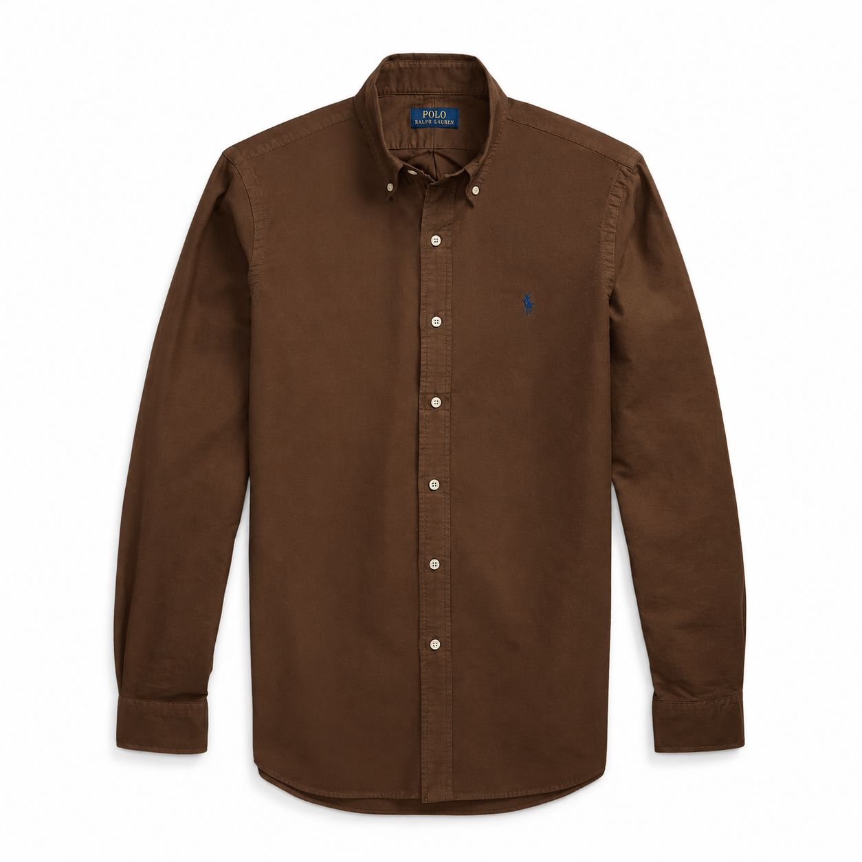 Ralph Lauren Slim Fit Oxford Hemd - Garment-Dyed