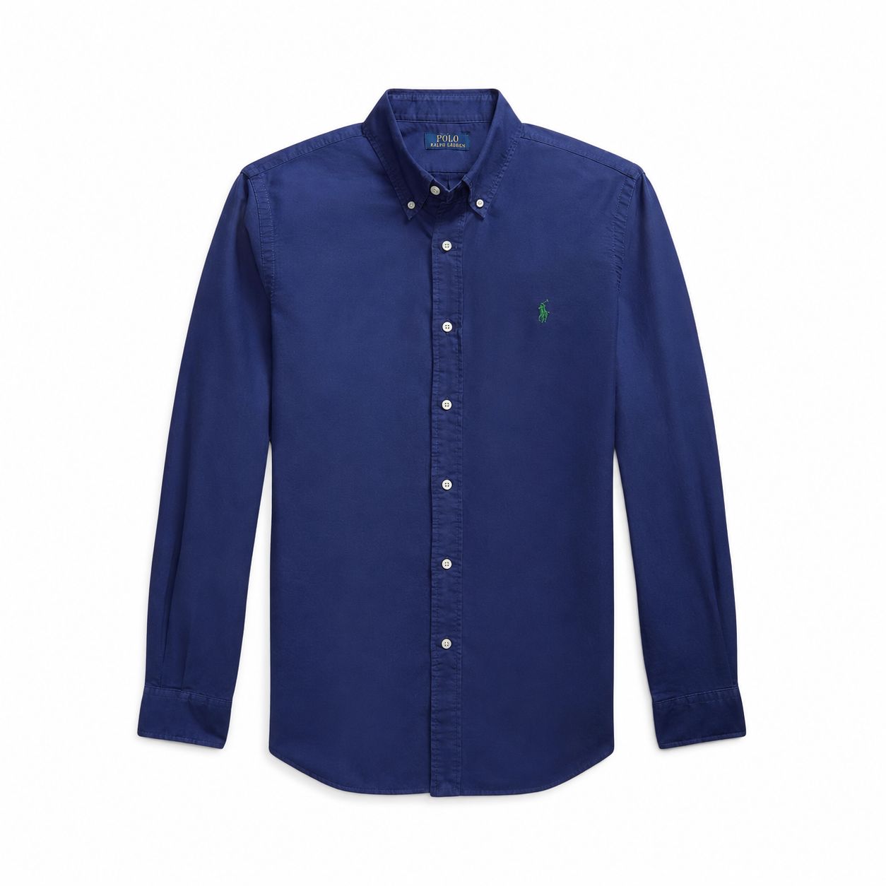 Ralph Lauren Slim Fit Oxford Hemd - Garment-Dyed