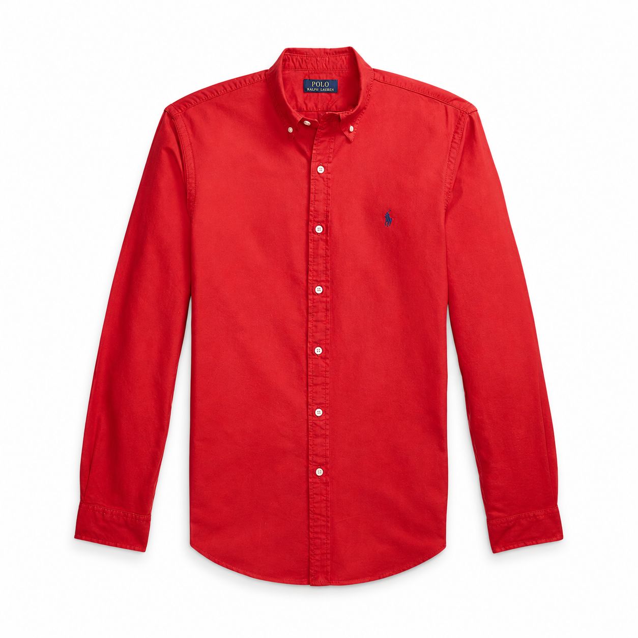 Ralph Lauren Slim Fit Oxford Hemd - Garment-Dyed
