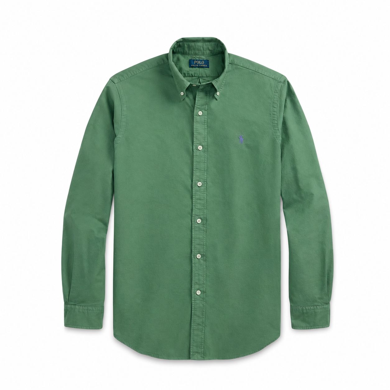 Ralph Lauren Slim Fit Oxford Hemd - Garment-Dyed