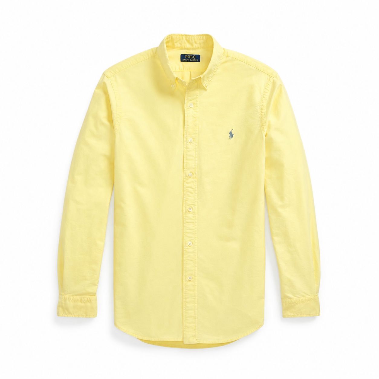 Ralph Lauren Slim Fit Oxford Hemd - Garment-Dyed