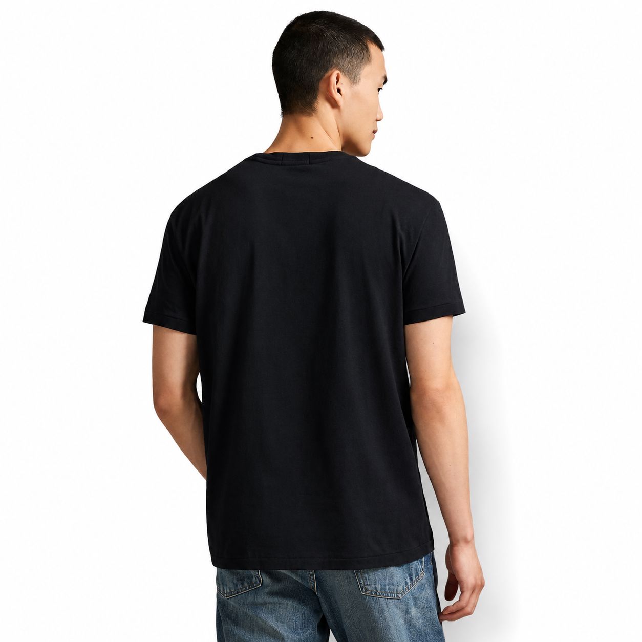 Ralph Lauren Classic Fit Polo Bear Jersey T-SHIRT Schwarz