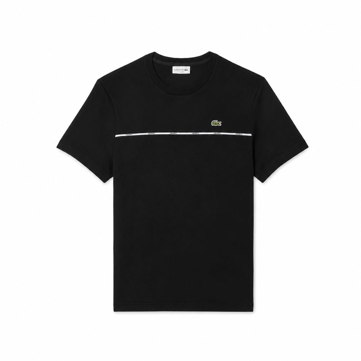 Lacoste Herren T-SHIRT Aus Baumwoll-Jersey Mit Kontrastbesatz