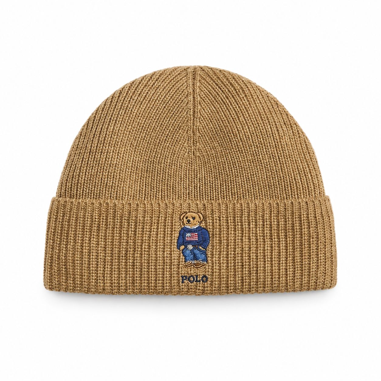Ralph Lauren Polo Bear Rippstrick-Mütze