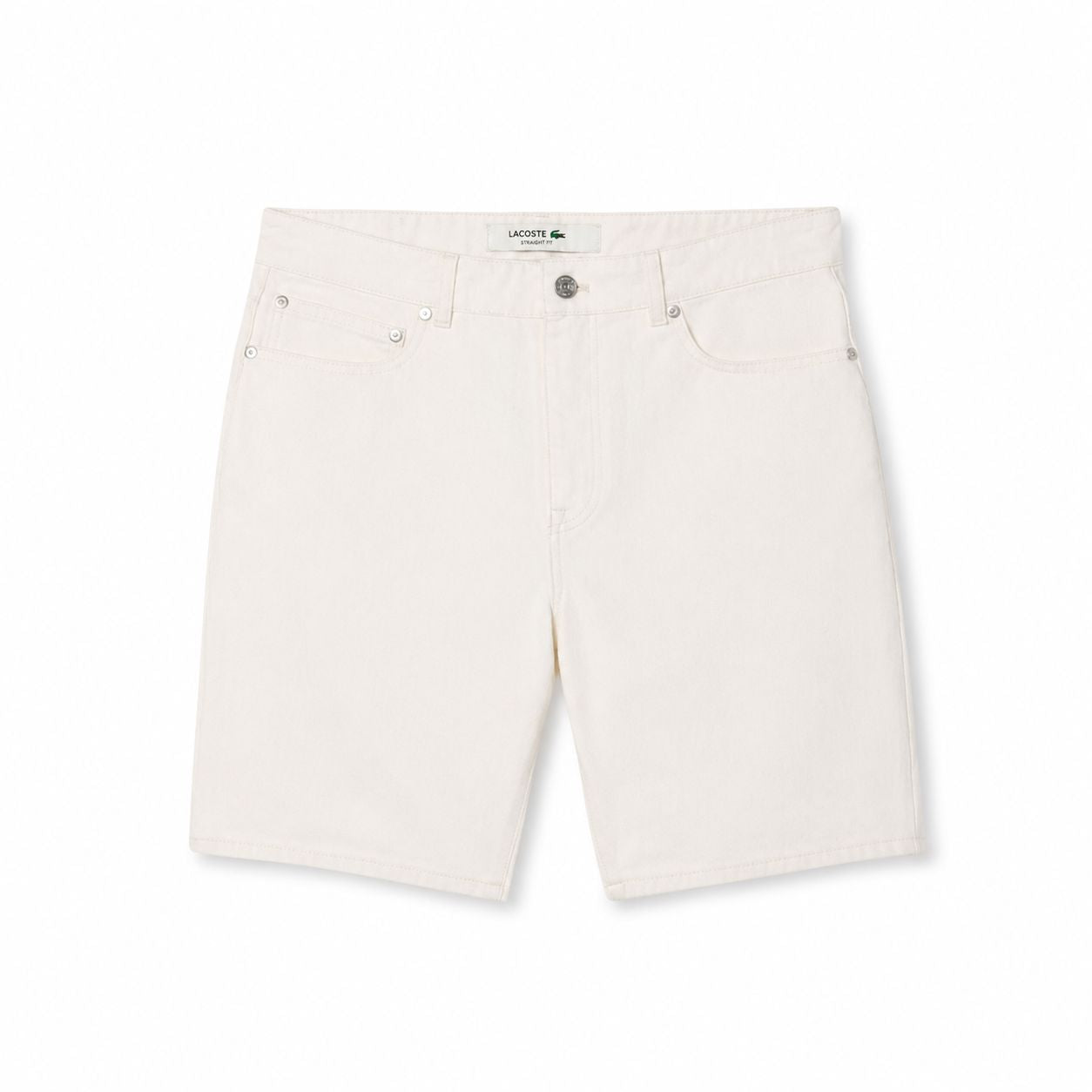 Lacoste Straight Fit Denim Bermuda Shorts
