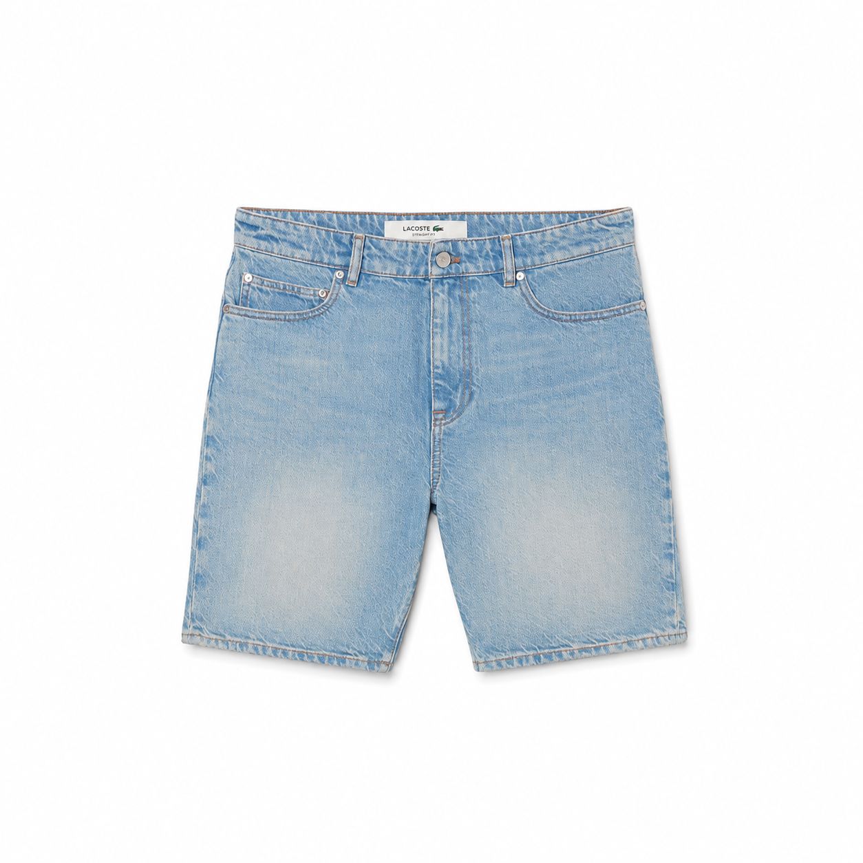 Lacoste Straight Fit Denim Bermuda Shorts