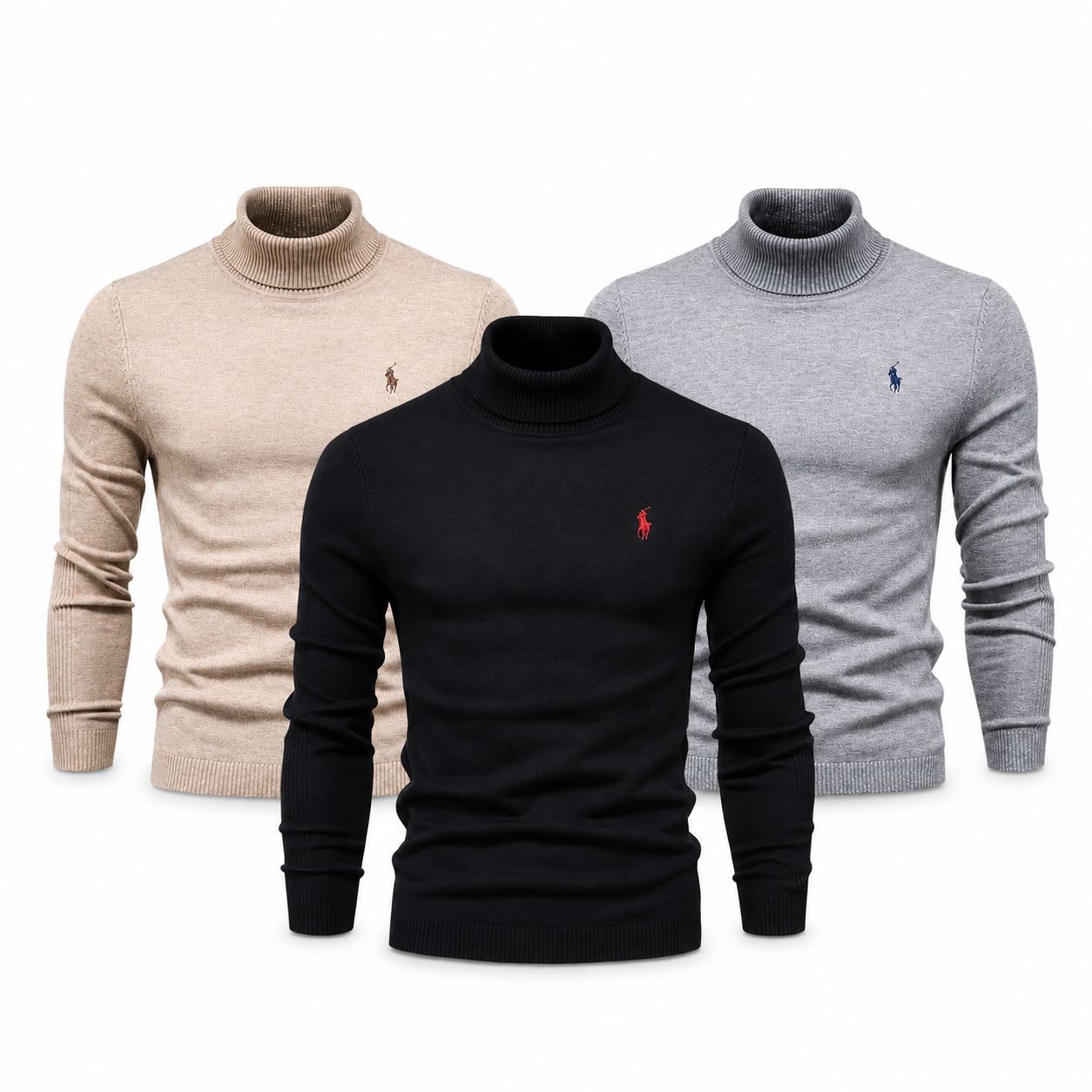 Ralph Lauren Double Elegance Rollkragenpullover – Kaufe 1, Erhalte 1 Gratis