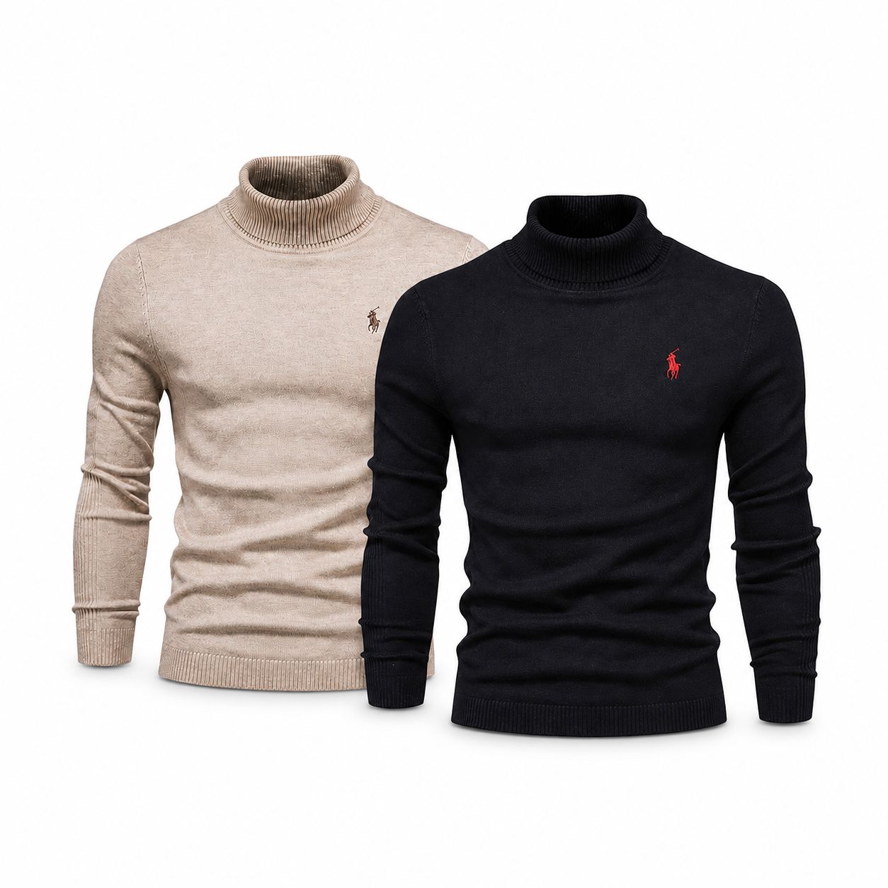 Ralph Lauren Double Elegance Rollkragenpullover – Kaufe 1, Erhalte 1 Gratis