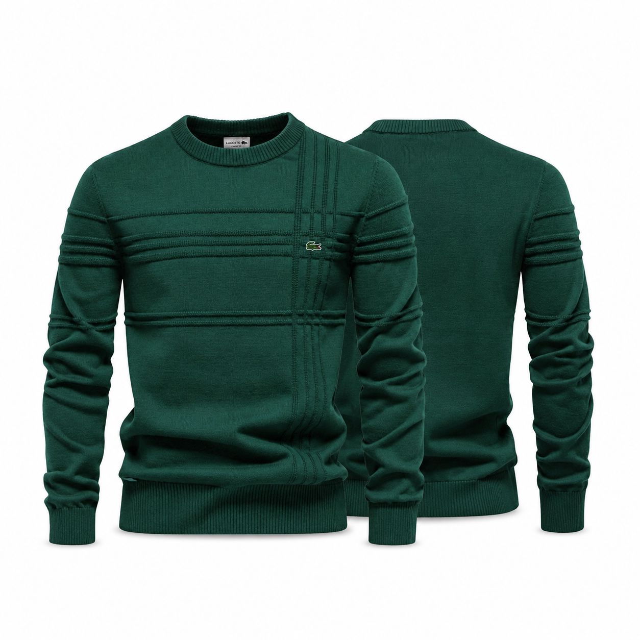 Lacoste Modern Rundhals-Strickpullover