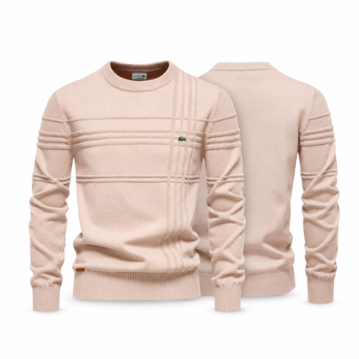 Lacoste Modern Rundhals-Strickpullover
