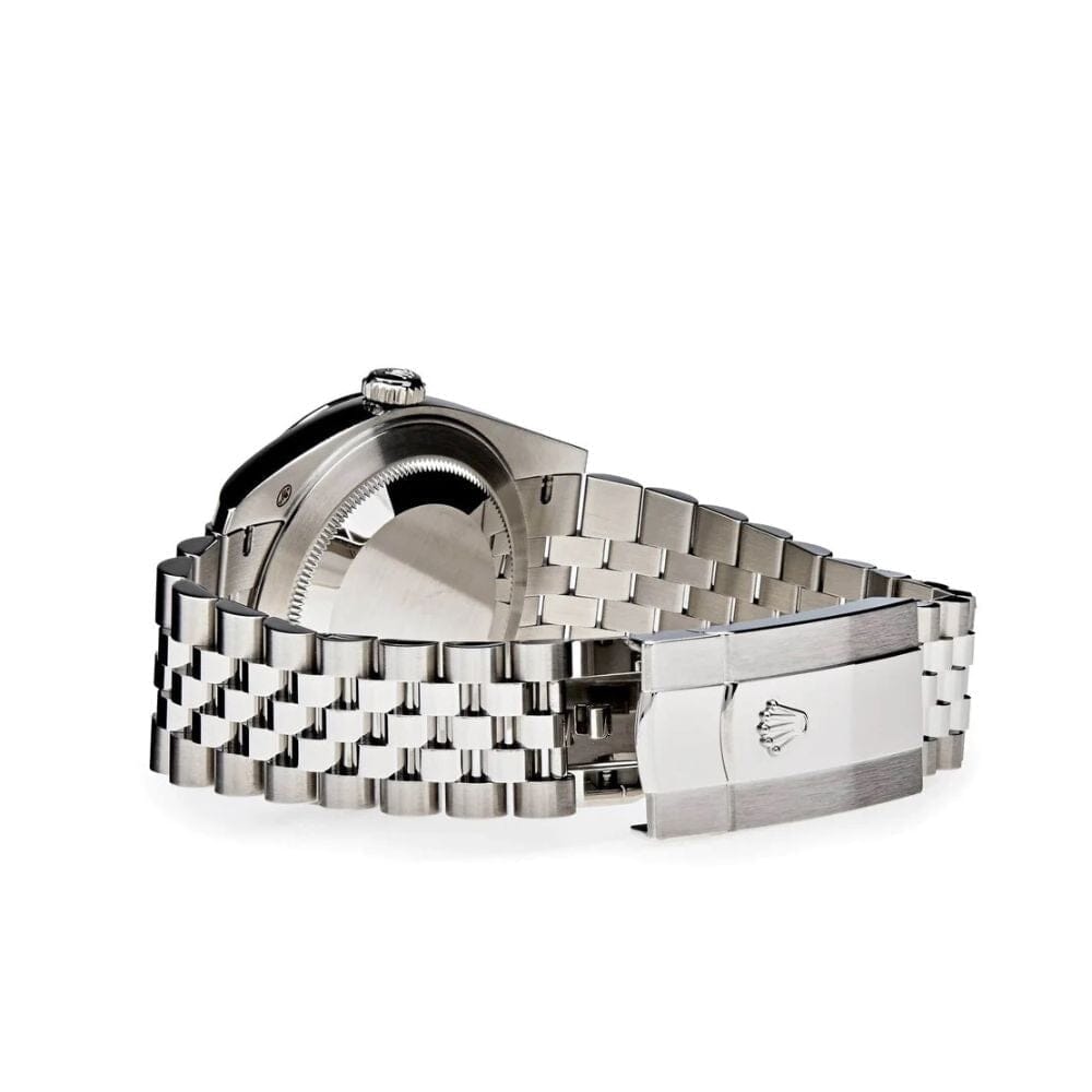 Rolex Datejust Diamant Schwarzes Zifferblatt Jubilee 41mm