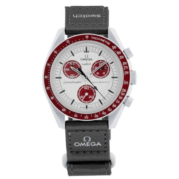 Omega X Swatch Speedmaster Moonswatch "mission to Mars" Chronograph