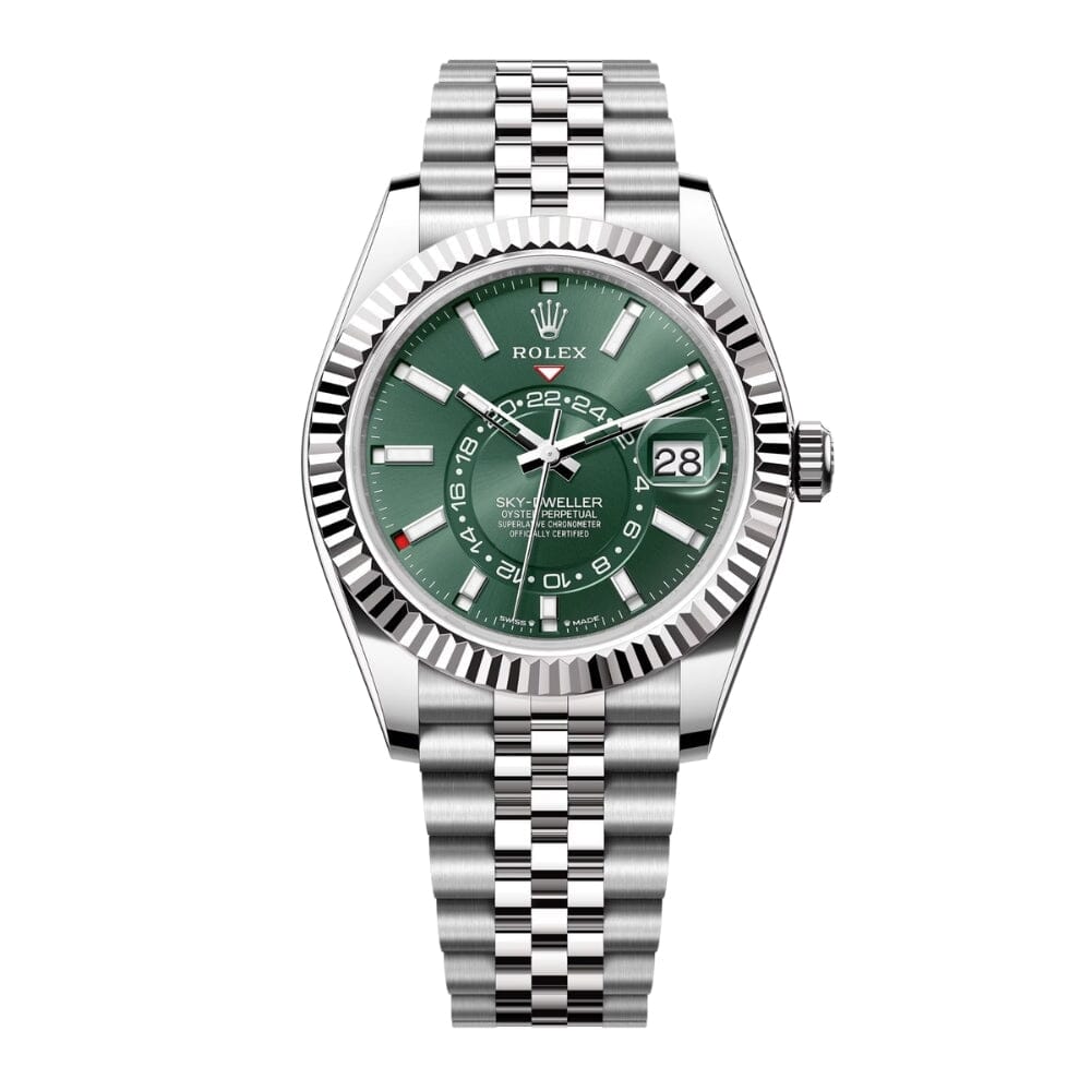 Rolex Sky-Dweller Mit Grünem Zifferblatt 336934-0001
