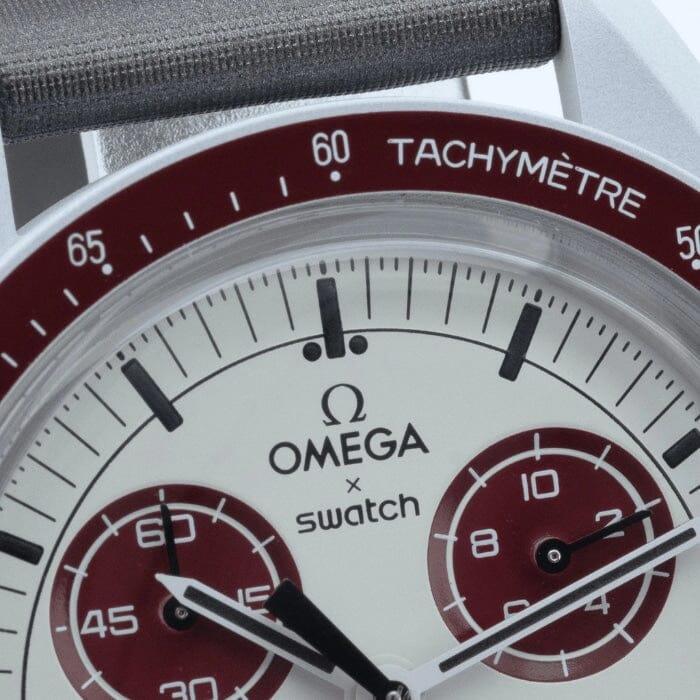 Omega X Swatch Speedmaster Moonswatch "mission to Mars" Chronograph