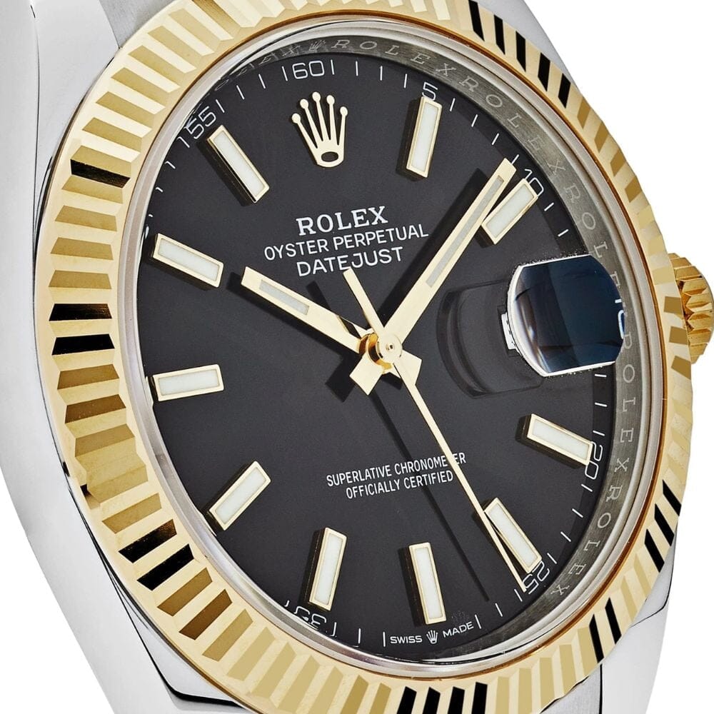 Rolex Datejust Oystersteel 126333 'gold White' - Luxusuhr