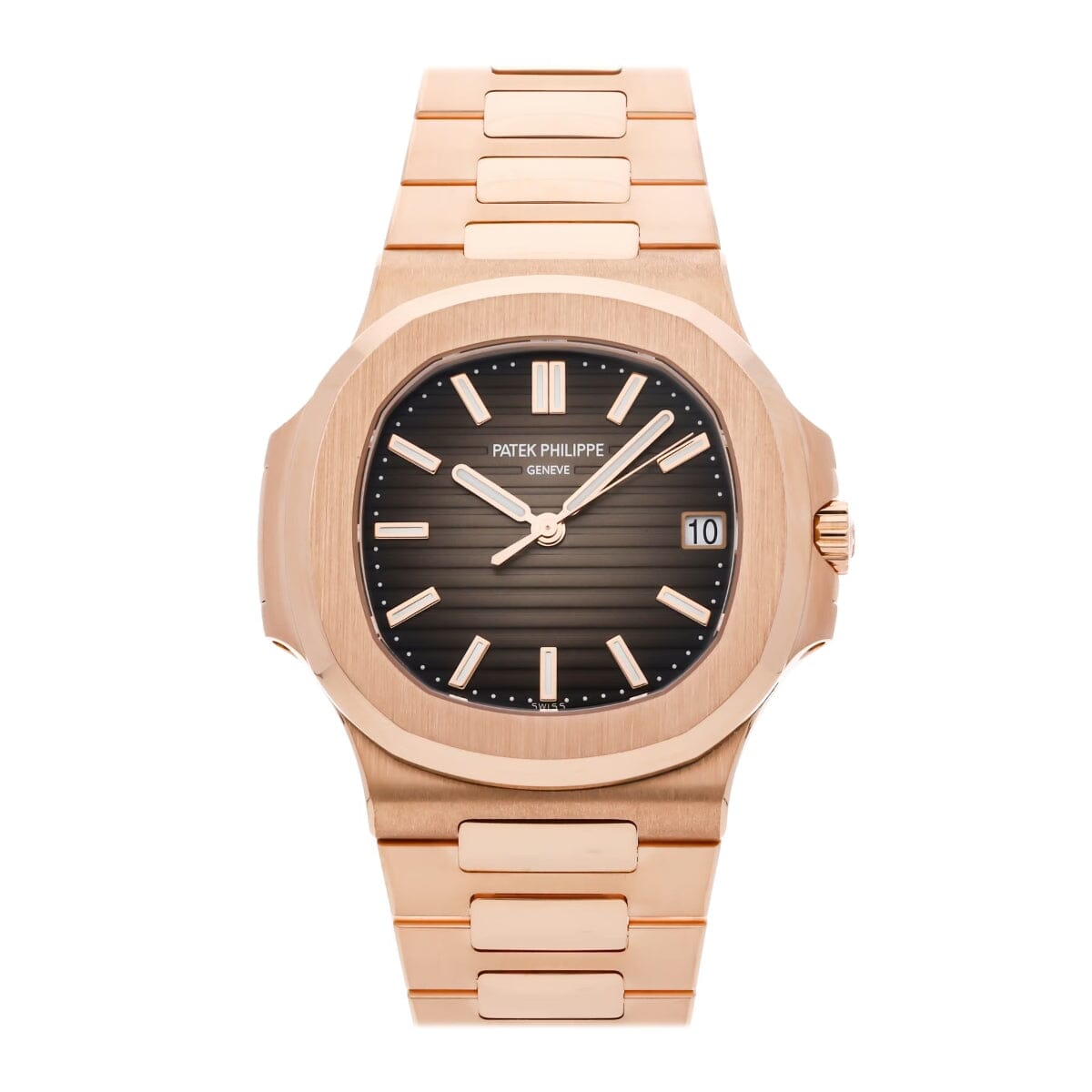 Patek Philippe Nautilus Chronograph 5980/1R-001 Roségold Schwarzes Zifferblatt