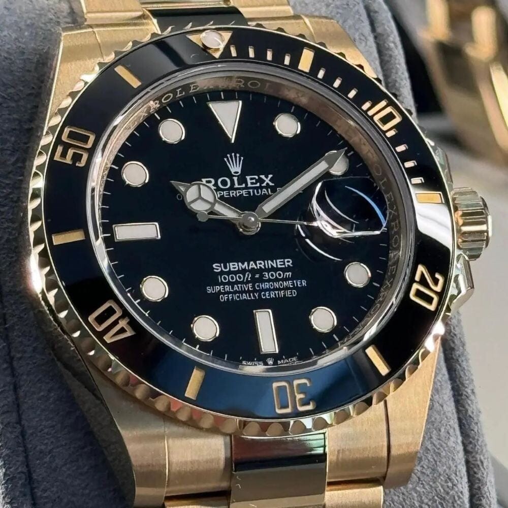 Rolex Submariner Date 126618ln-0002 Gelbgold Mit Schwarzem Zifferblatt