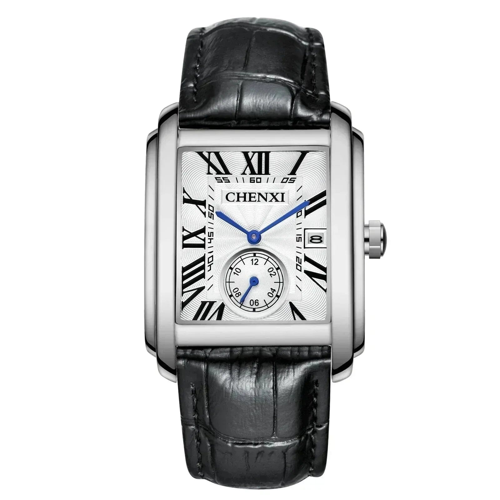 Poedagar Vintage Leder Armbanduhr