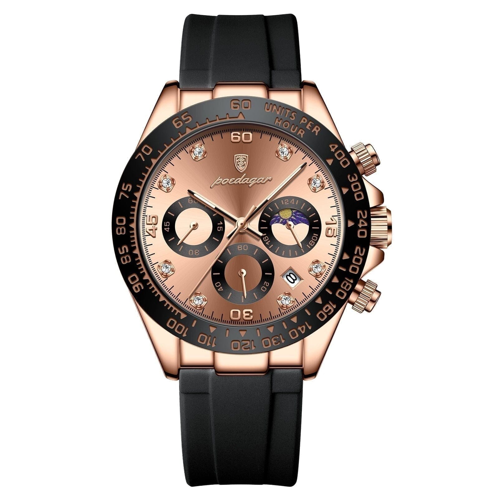 Poedagar Chronograph Mit Datumsanzeige