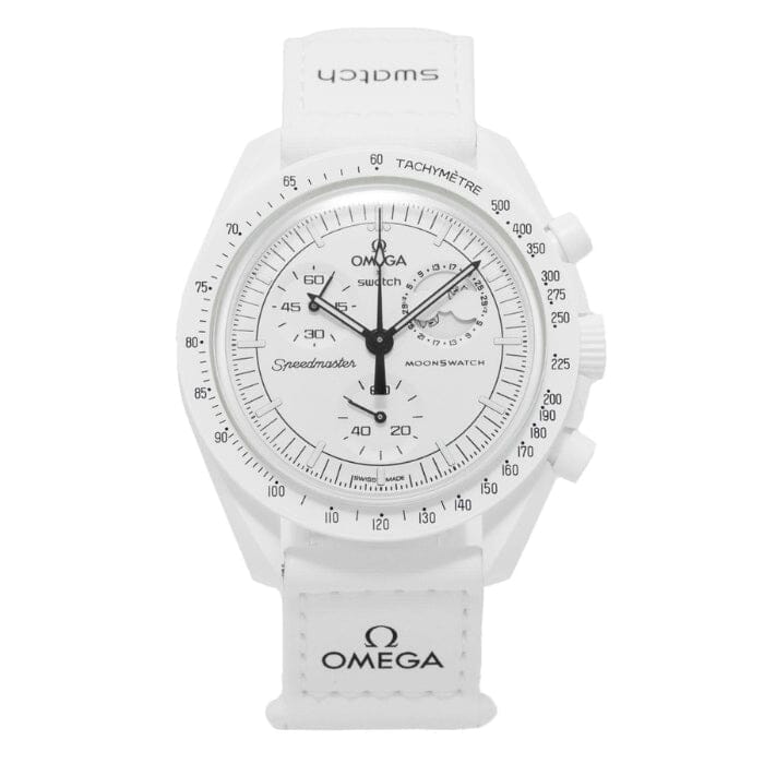 Omega X Swatch Speedmaster Moonswatch "mission to the Moonphase – Full Moon" Chronograph