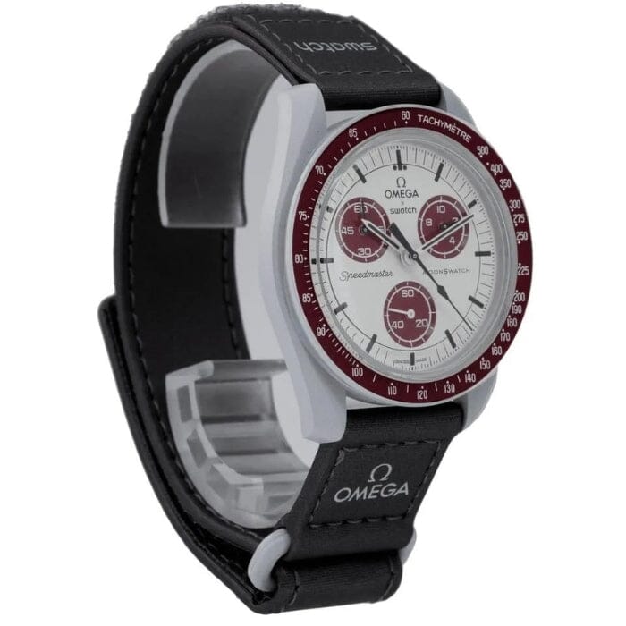 Omega X Swatch Speedmaster Moonswatch "mission to Mars" Chronograph