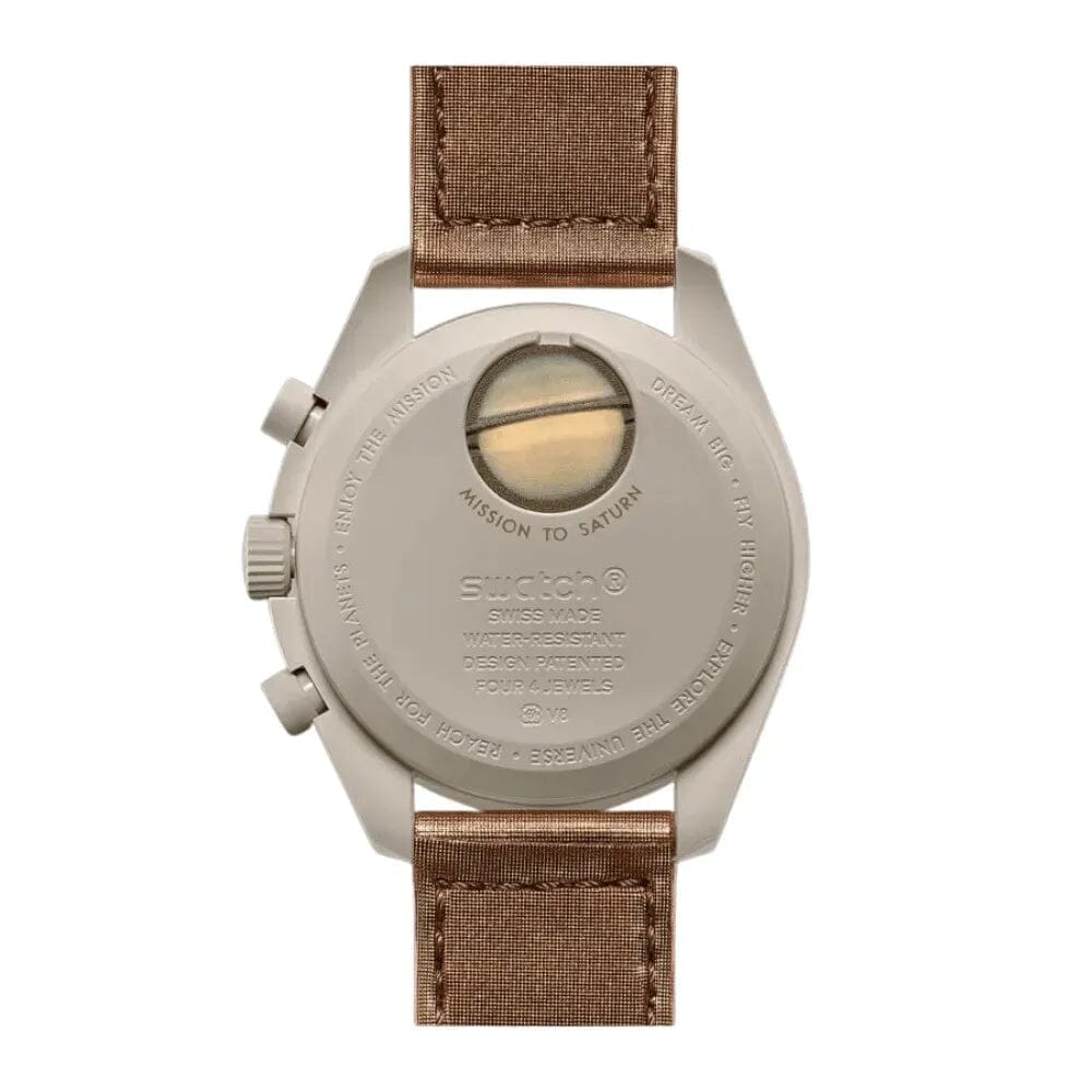 Omega X Swatch Speedmaster Moonswatch "mission to Saturn" Chronograph