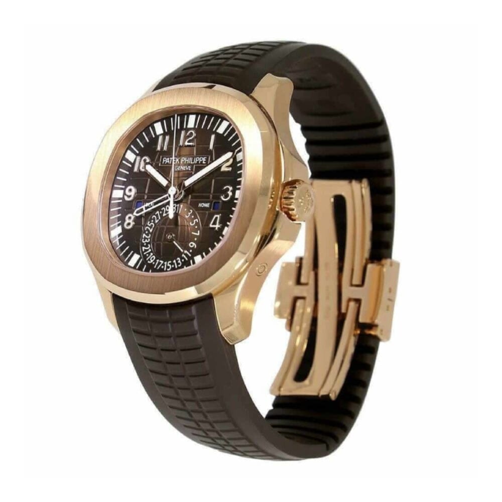 Patek Philippe Aquanaut Travel Time GMT 5164 Handgefertigt