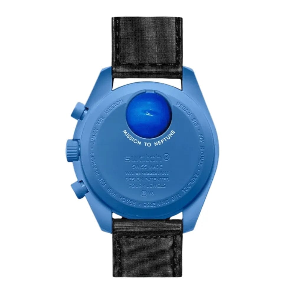 Omega X Swatch Speedmaster Moonswatch "mission to Neptune" Chronograph