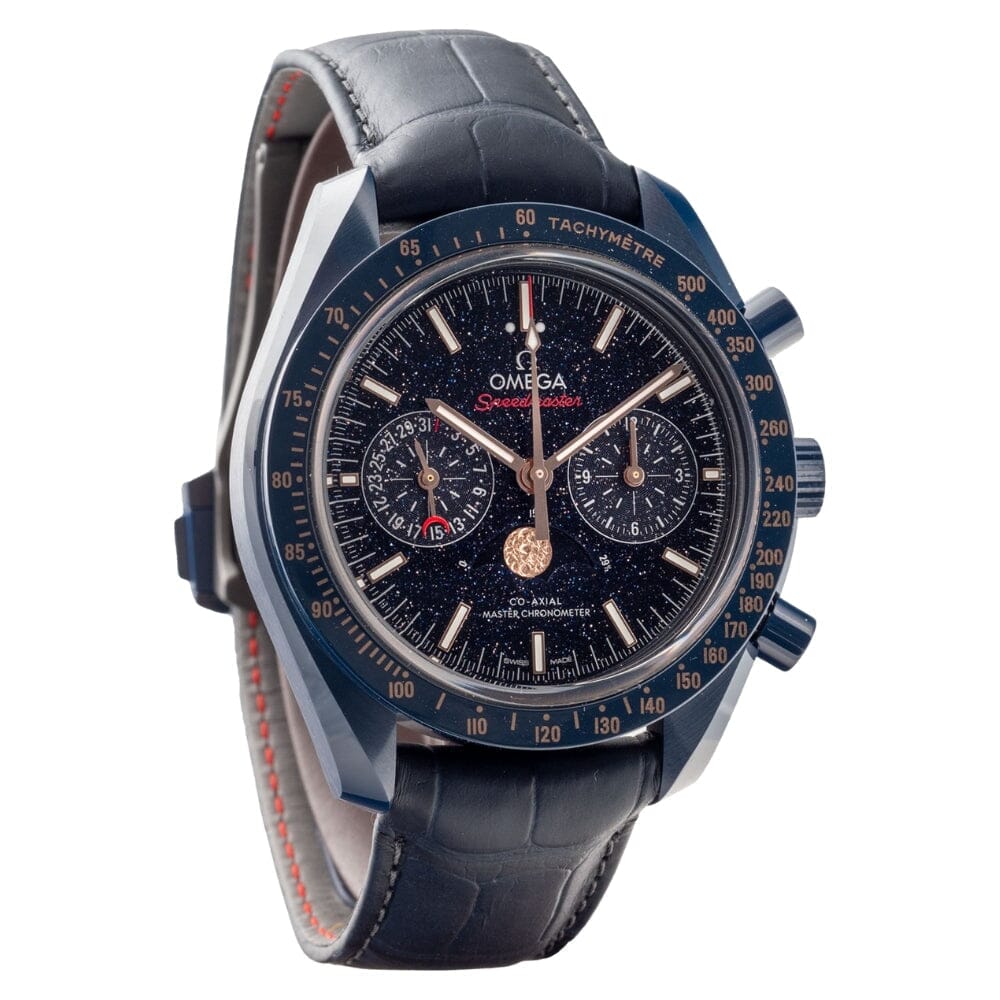 Omega Speedmaster Blue Side of the Moon Herrenchronograph