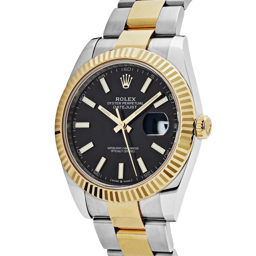 Rolex Datejust Oystersteel 126333 'gold White' - Luxusuhr