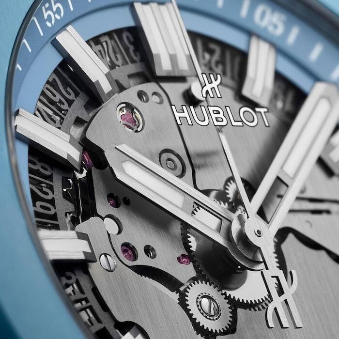 Hublot Big Bang UNICO Integrated Time Only, Himmelblaue Keramik, 42 mm