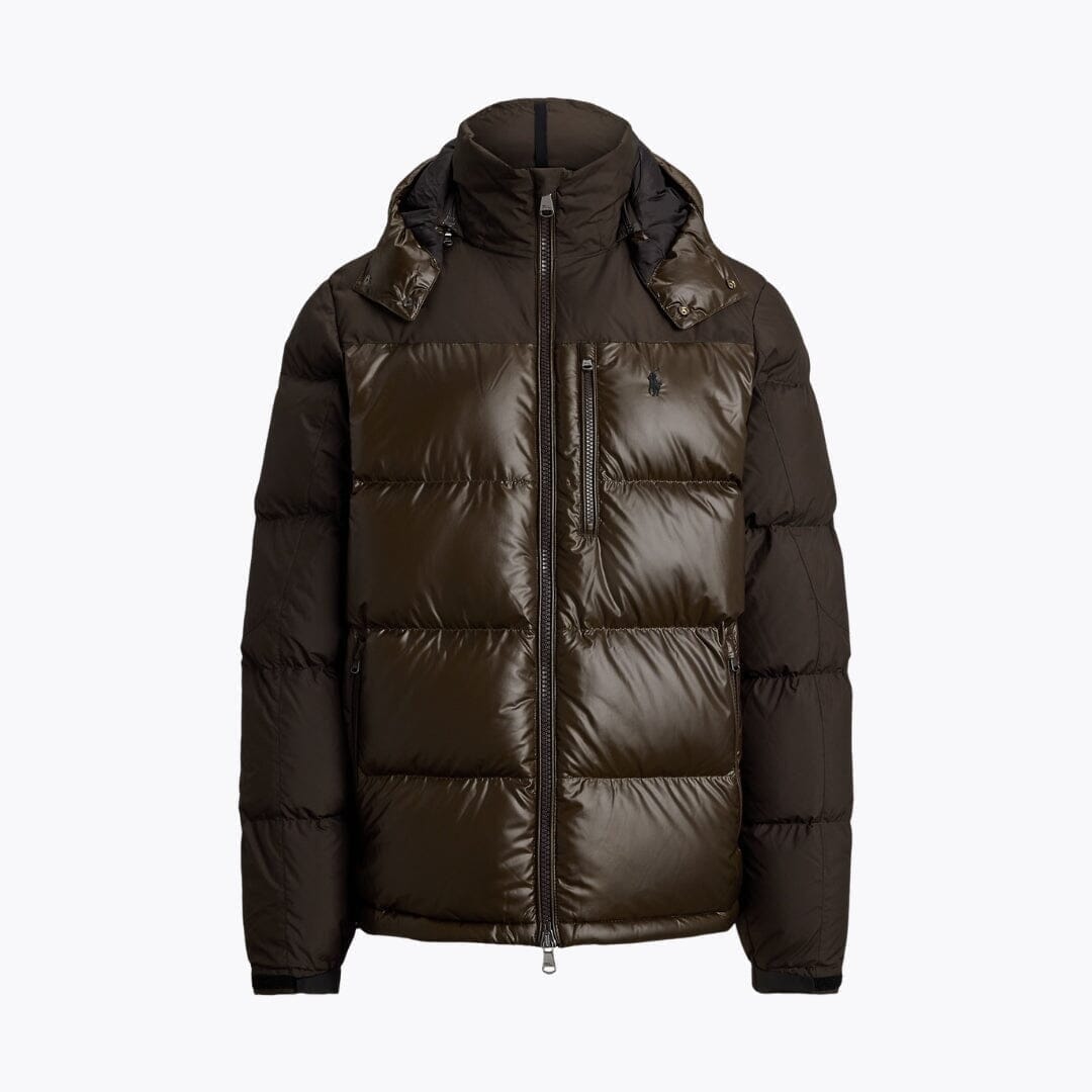 Ralph Lauren Gorham Zweifarbige Daunenjacke